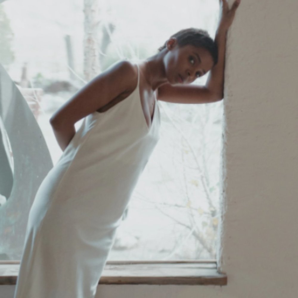 NWT Ozma of California Bias Slip Dress